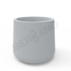 Кашпо Grace planter 110 Concrete Gray