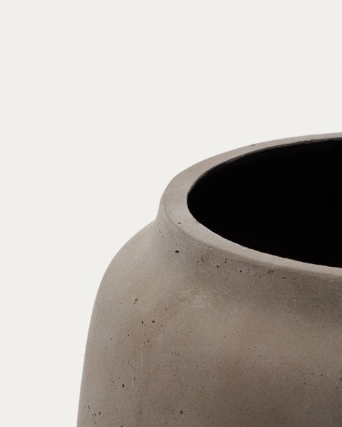 Кашпо Lira цемент терракотового цвета Lira Ø40 см от интернет-магазина IDODOM.RU