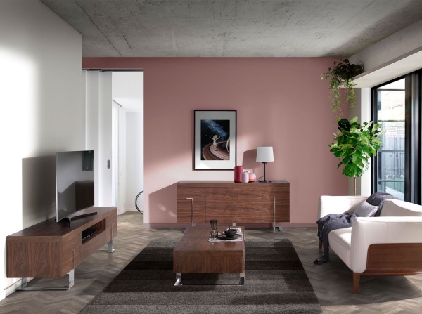 Тумба под ТВ MF2103TV /3222 из ореха и хромированной стали от интернет-магазина IDODOM.RU