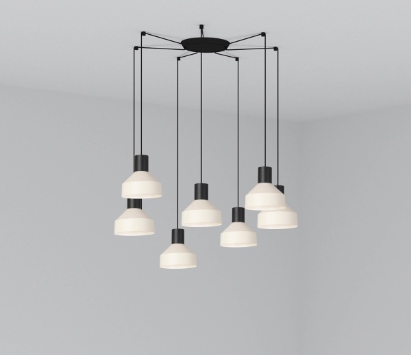 Подвесной светильник Kombo бежевый 7L от интернет-магазина IDODOM.RU