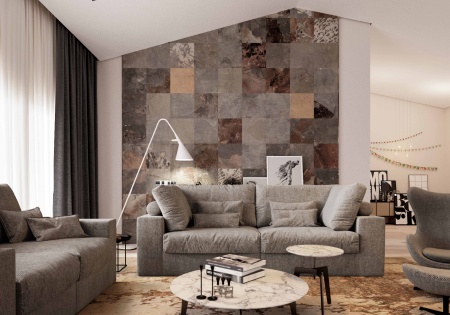 Модуль диван Элизиум угловой - Эконом микровелюр