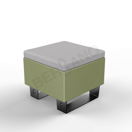 Скамейка Brick 60 Olive green, Gray