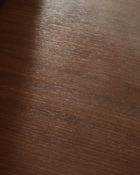 Стол Melvar из орехового шпона с основанием из матовой нержавеющей стали 220 x 110 от интернет-магазина IDODOM.RU