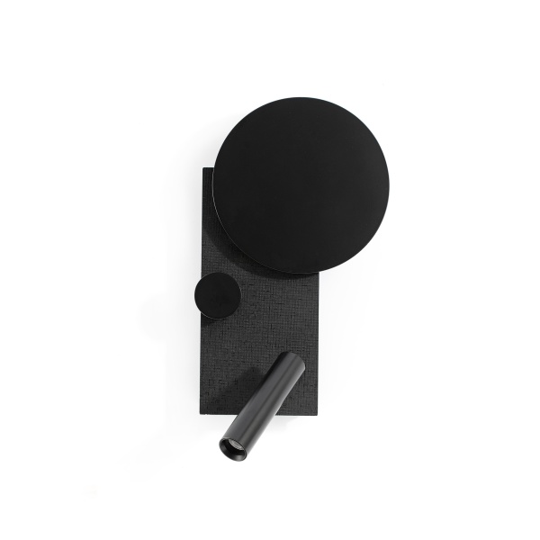 KLEE Бра с ридером слева LED10W черное 3W 2700K DIM от интернет-магазина IDODOM.RU