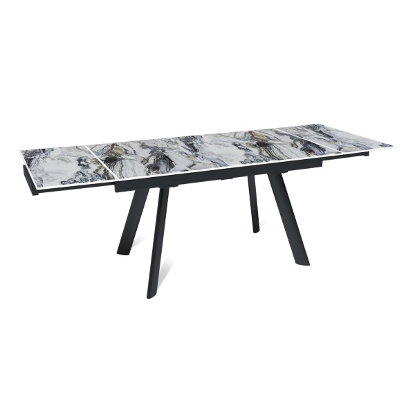 Стол раскладной Stone (140+40+40), керамика глянцевая Cold Jade от интернет-магазина IDODOM.RU