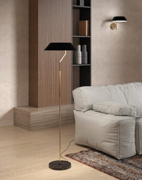 Торшер Aider матовый никель от интернет-магазина IDODOM.RU