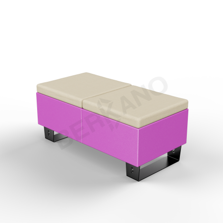 Скамейка Brick 120 Royal Purple, Bone Brown
