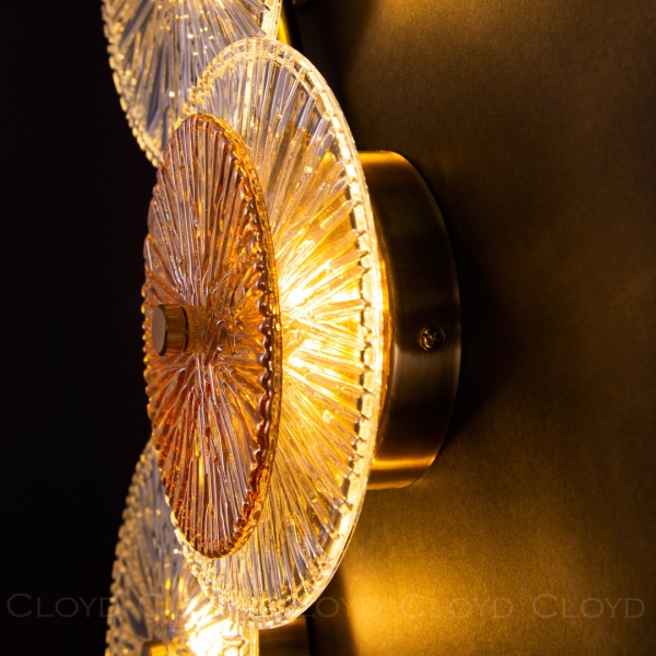 Бра Cloyd HELION-A W4 / выс. 62 см - латунь (арт.20160) от интернет-магазина IDODOM.RU