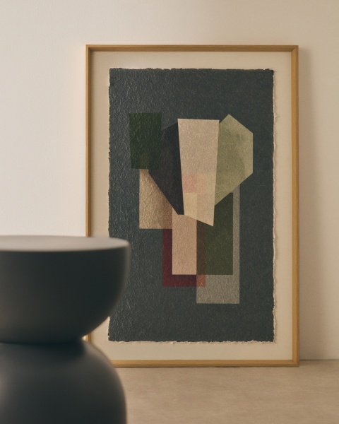 Картина Veluni из переработанной бумаги разноцветная 60 x 90 см от интернет-магазина IDODOM.RU