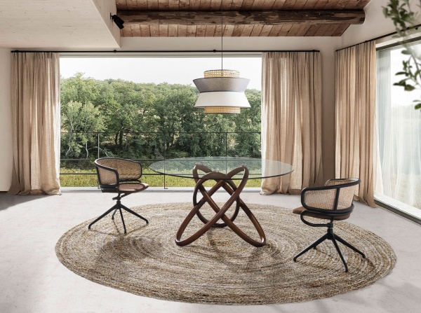 Обеденный стол DT16069 /1020 Ø150 от интернет-магазина IDODOM.RU