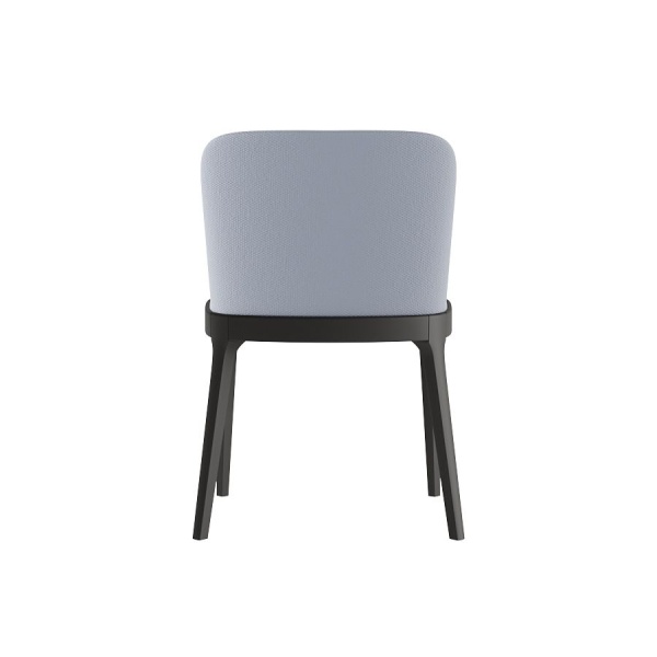 Стул Magda без стежек, массив бук, рогожка голубой от интернет-магазина IDODOM.RU