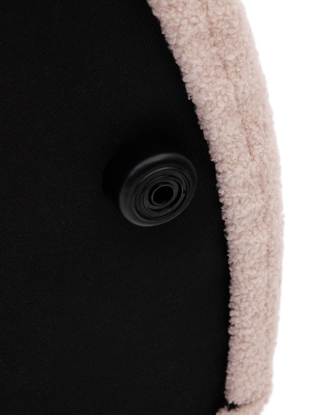 Чехол на пуф Kaeli из розового букле Ø 43 см от интернет-магазина IDODOM.RU