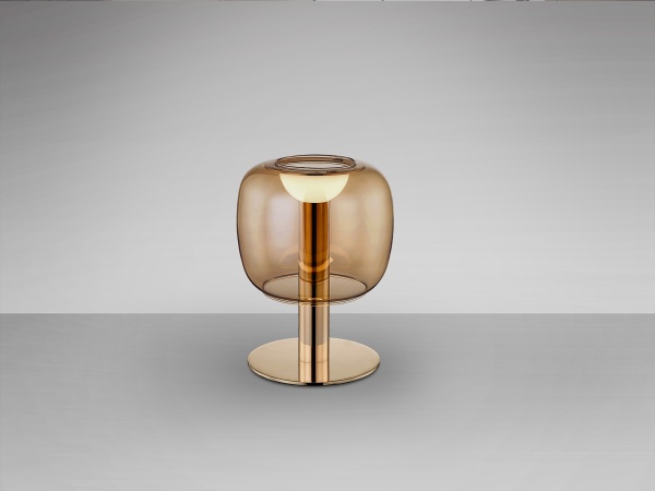 Настольная лампа Icon золотой/янтарный от интернет-магазина IDODOM.RU