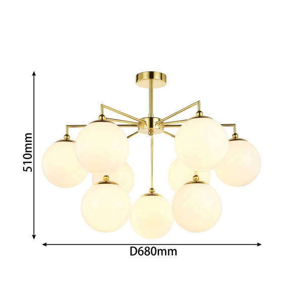 Потолочная люстра Undine от интернет-магазина IDODOM.RU