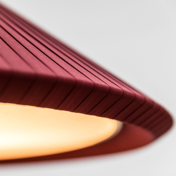 Подвесной светильник Hue In бордовый 70см от интернет-магазина IDODOM.RU