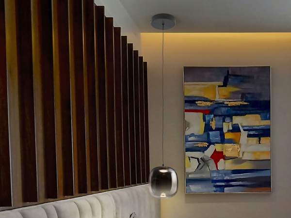 Onice Подвесной светильник 1L черно-дымчатый от интернет-магазина IDODOM.RU