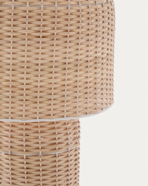 Настольная лампа Neuda из ротанга с прозрачным покрытием и адаптером для Великобритании от интернет-магазина IDODOM.RU