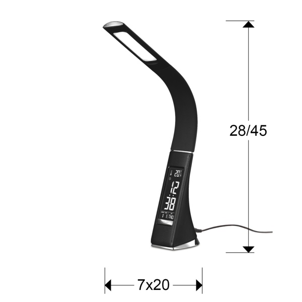 Настольная лампа Alive черная от интернет-магазина IDODOM.RU