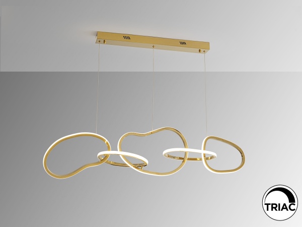 Люстра Nexo 5L золотая от интернет-магазина IDODOM.RU