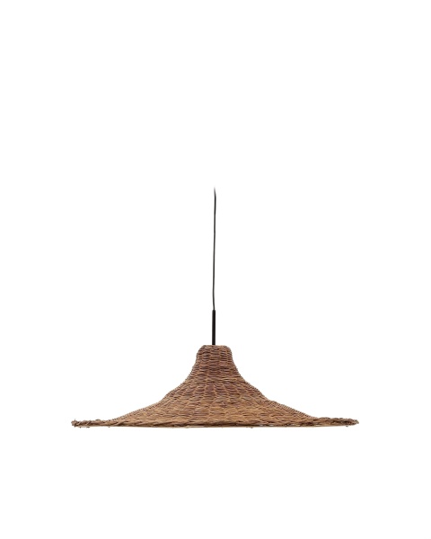 Bladia Абажур для подвесного светильника из ротанга с натуральной отделкой Ø70 см от интернет-магазина IDODOM.RU