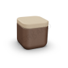 Пуф Grace коричневого цвета, аксессуар бежевого цвета