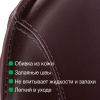 Стул Альберт, кожа коричневый от интернет-магазина IDODOM.RU