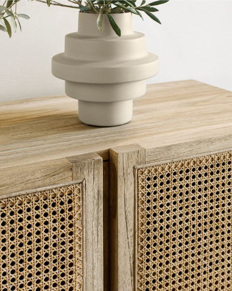 Сервант Rexit solid из дерева минди и ротанга 180 x 78 cm от интернет-магазина IDODOM.RU