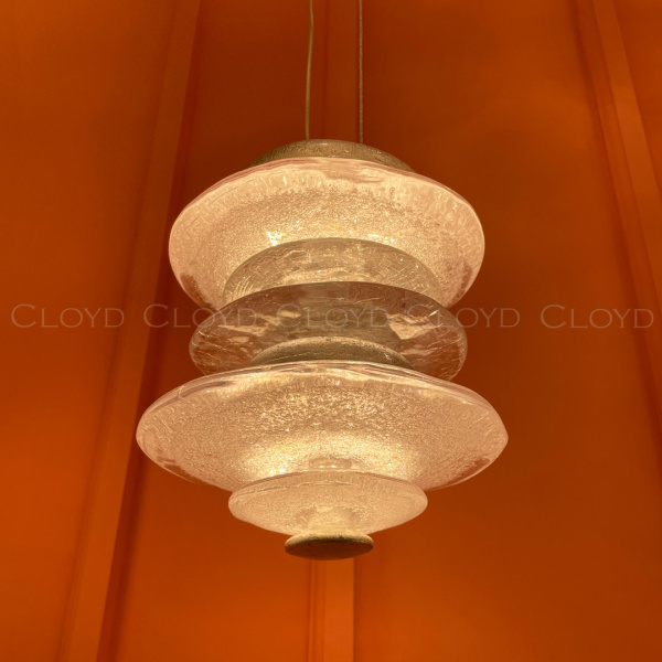 Подвесной светильник Cloyd GEFEST P2 / выс. 18 см - серебро сусальн. (арт.10388) от интернет-магазина IDODOM.RU