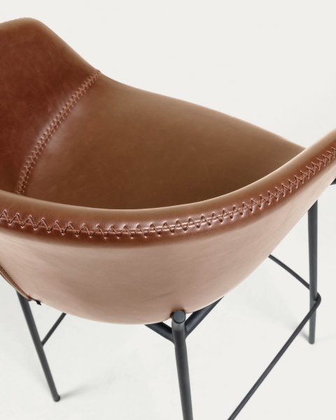 Полубарный стул Zadine коричневый от интернет-магазина IDODOM.RU