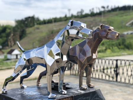 Питбуль(Геймдог).   Финиш: Полировка. Цвет: Хром. от интернет-магазина IDODOM.RU