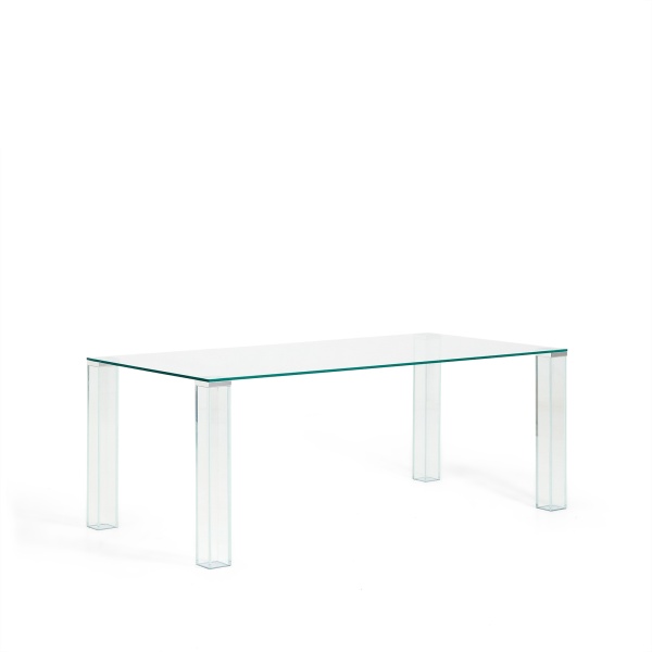 Стол Adularia из прозрачного закаленного стекла 200 x 100 см от интернет-магазина IDODOM.RU