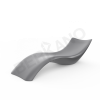 Шезлонг Wave Graphite