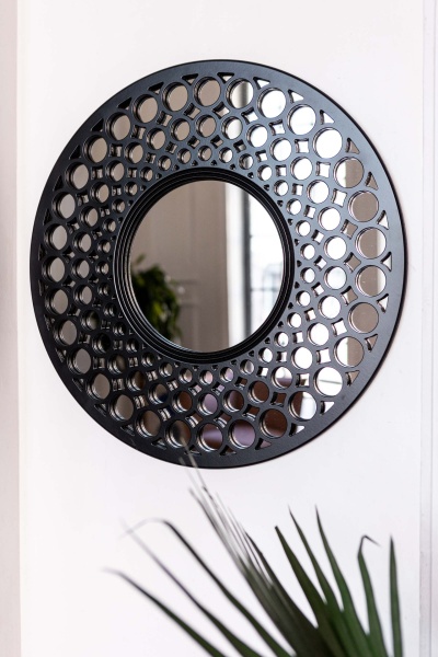 Зеркало Round Black от интернет-магазина IDODOM.RU