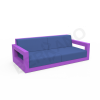Диван Quarter lounge с подушками сиреневого цвета, аксессуар темно-синего цвета