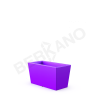 Кашпо Trapezio 42H Deep Violet