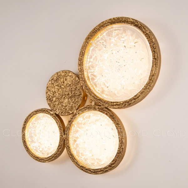 Бра Cloyd MANOA-A W3 / латунь (арт.20234) от интернет-магазина IDODOM.RU