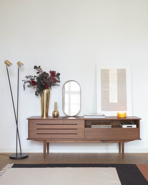 Зеркало настенное Tiare металлическое 31 x 61,5 см от интернет-магазина IDODOM.RU