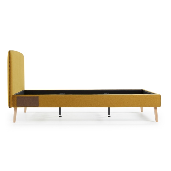 Кровать Lydia 150х190 горчица от интернет-магазина IDODOM.RU