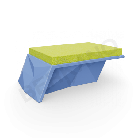 Угловой модуль Quaro с подушками Wave Blue, Green