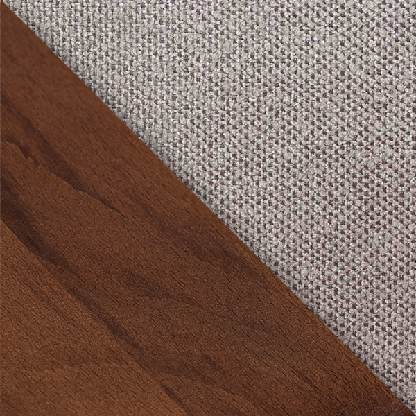 Стул полубарный Diana, бук натуральный (тонированный коричневым лаком), серый от интернет-магазина IDODOM.RU