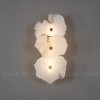 Бра Cloyd KNOSS-A W1 / выс. 35 см - алебастр - латунь (арт.20269)
