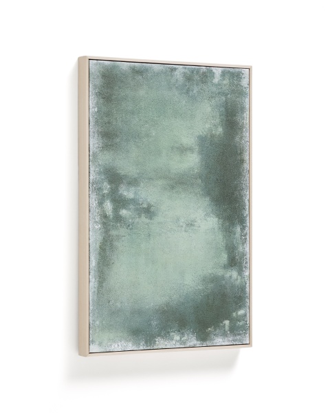 Абстрактная картина Selnar зеленая 60 x 90 см от интернет-магазина IDODOM.RU