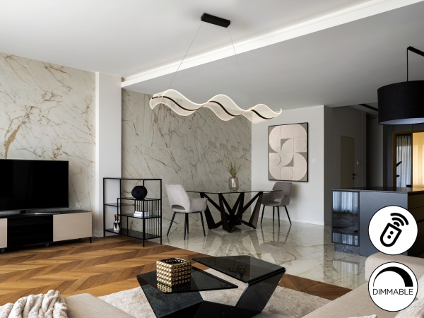 Подвесной светильник Olas черный от интернет-магазина IDODOM.RU