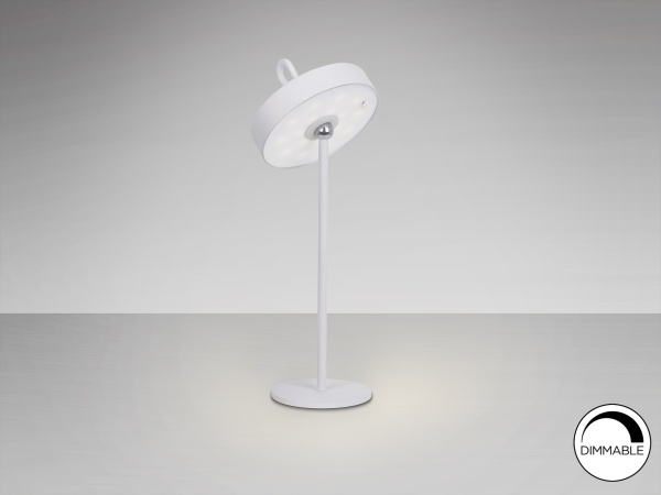 Gong Настольная лампа LED белая от интернет-магазина IDODOM.RU