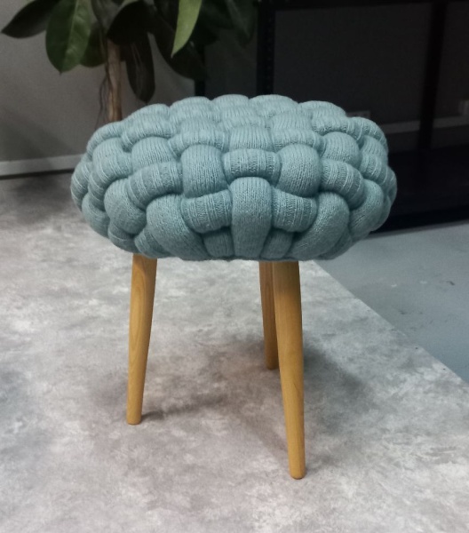 Табуретка Knitted Stools Blue от интернет-магазина IDODOM.RU