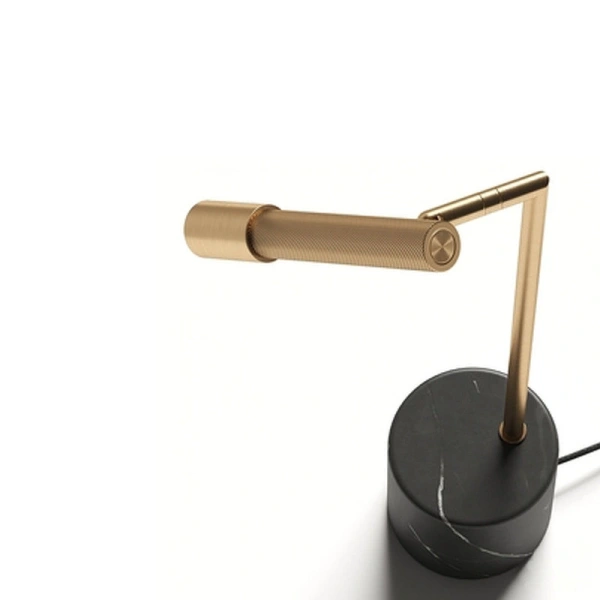 Настольная лампа Ycro черный - латунь от интернет-магазина IDODOM.RU