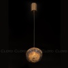 Подвесной светильник Cloyd VOCAL-A P1 / латунь - коричнев. стекло (арт.11344) от интернет-магазина IDODOM.RU