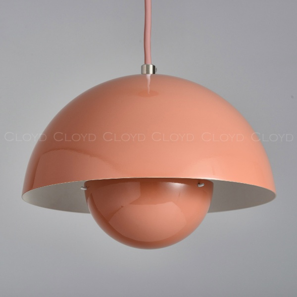 Подвесной светильник Cloyd ERMA-B P1 / Ø23 см - коралловый (арт.11395) от интернет-магазина IDODOM.RU