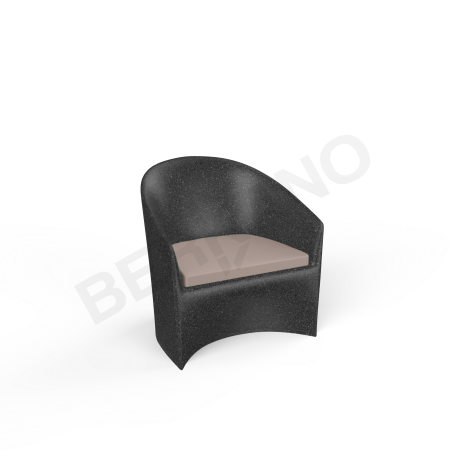 Кресло Oasis Black Granite, Cappuccino
