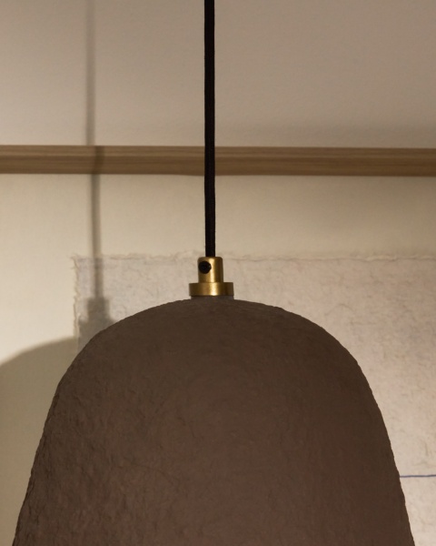 Lisora Подвесной светильник из папье-маше Ø35 см от интернет-магазина IDODOM.RU